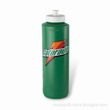1,000mL Sports Bottle, Made of PE
